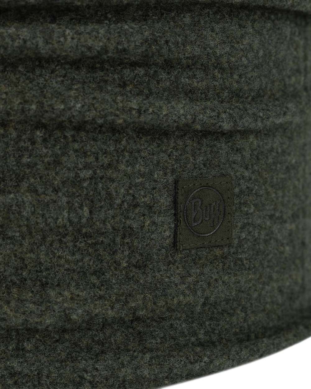 Cedar Coloured Buff Merino Fleece Neck Warmer on white background #colour_cedar