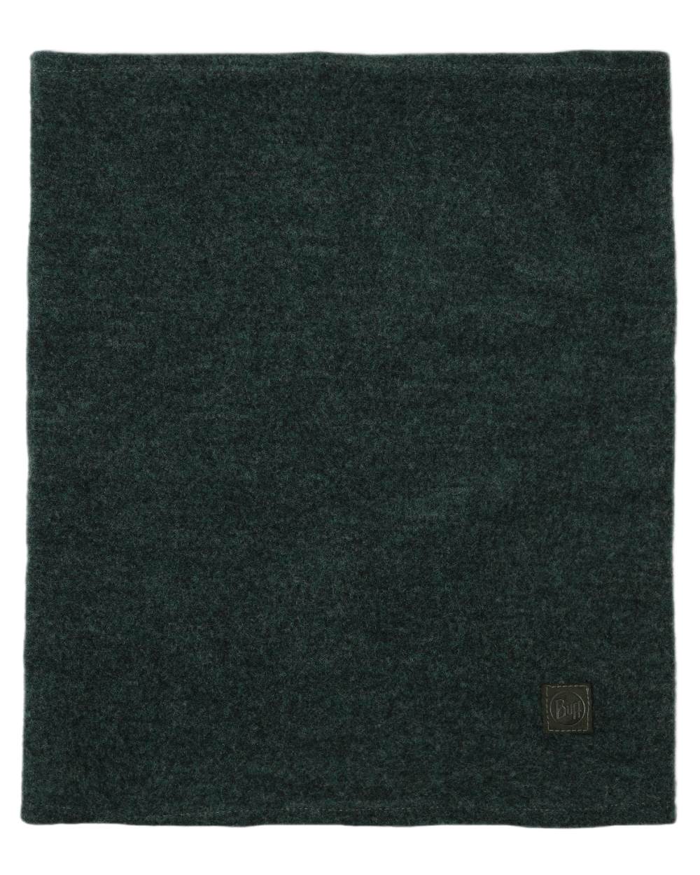 Forest Coloured Buff Merino Fleece Neck Warmer on white background #colour_forest