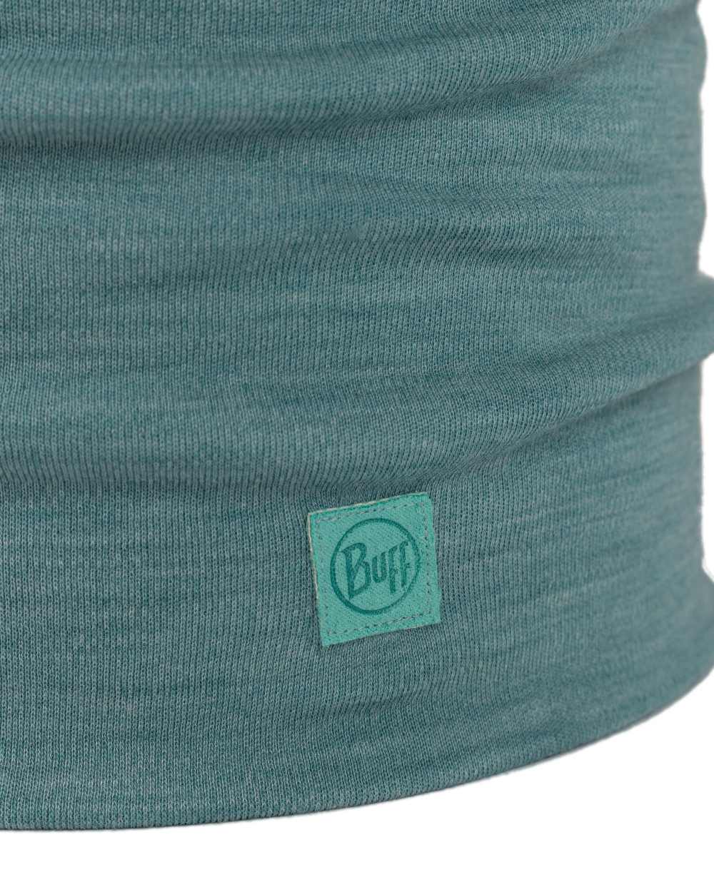 Pool Coloured Buff Merino Heavyweight Neck Warmer on white background #colour_pool