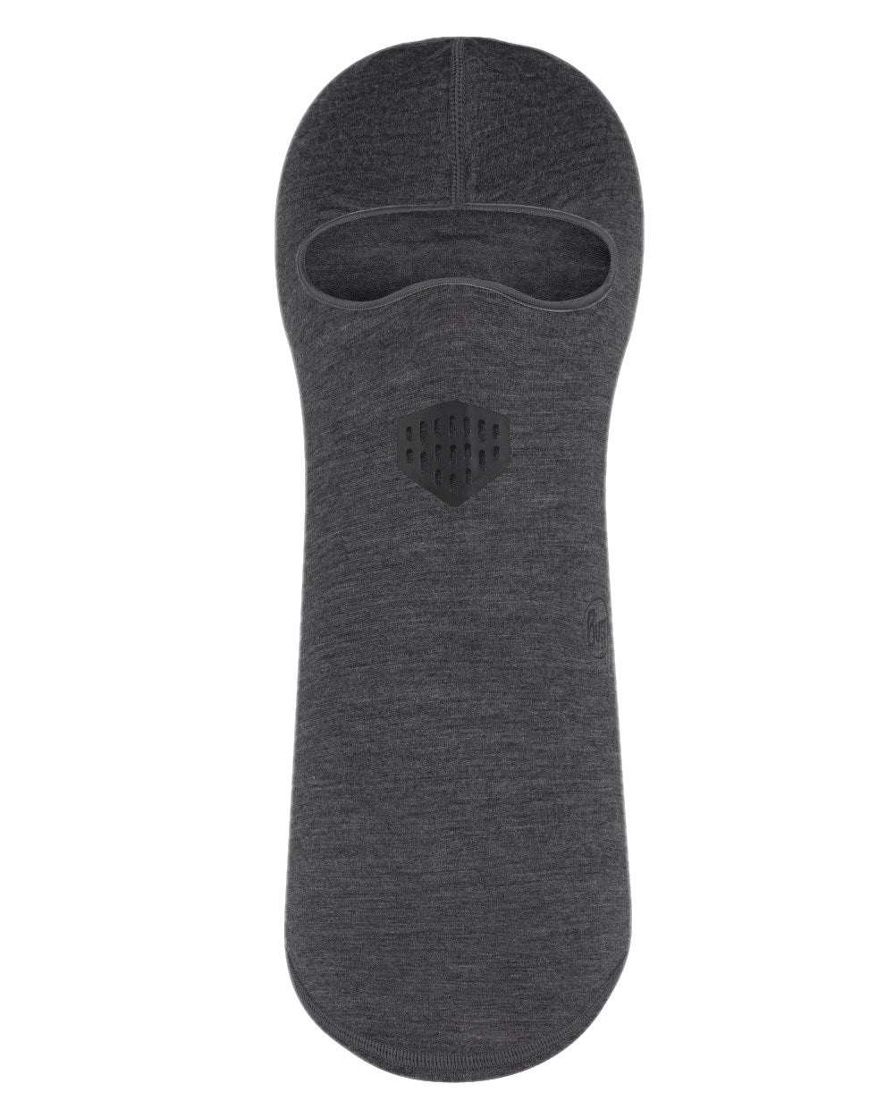 Grey Coloured Buff Merino Lightweight Balaclava on white background #colour_grey