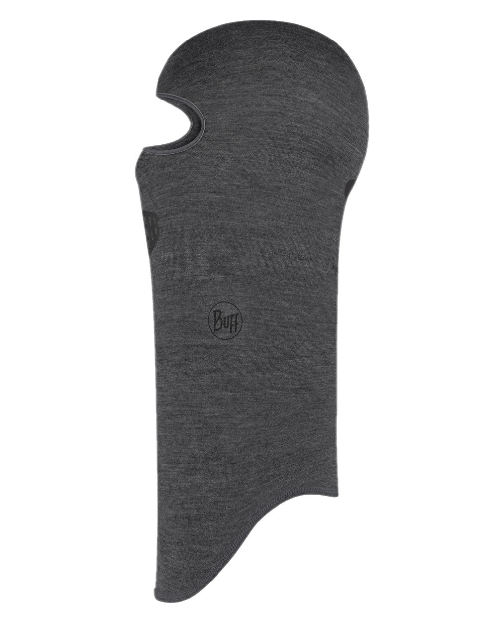 Grey Coloured Buff Merino Lightweight Balaclava on white background #colour_grey