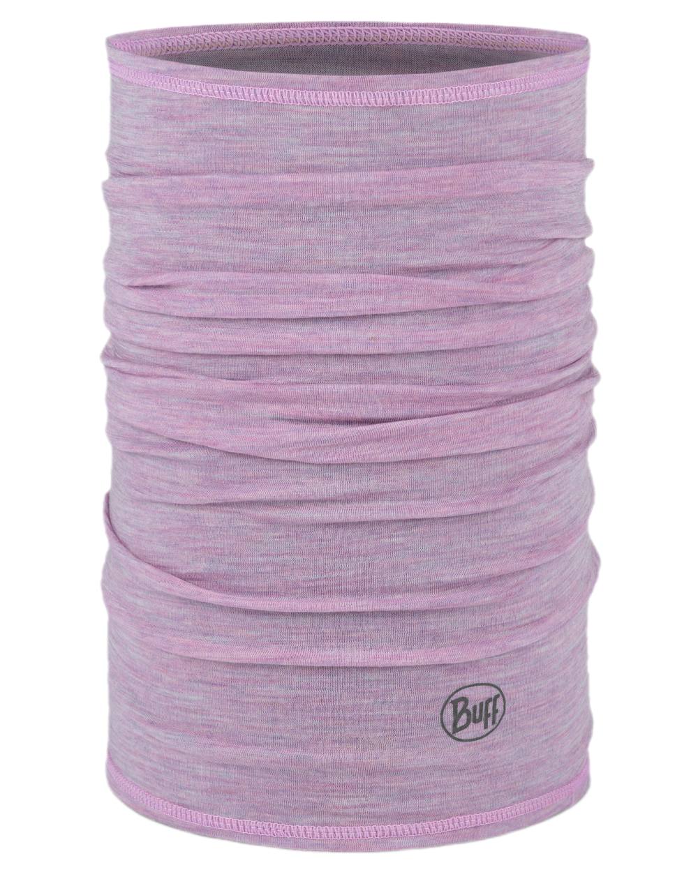 Pansy Coloured Buff Merino Lightweight Neck Warmer on white background #colour_pansy