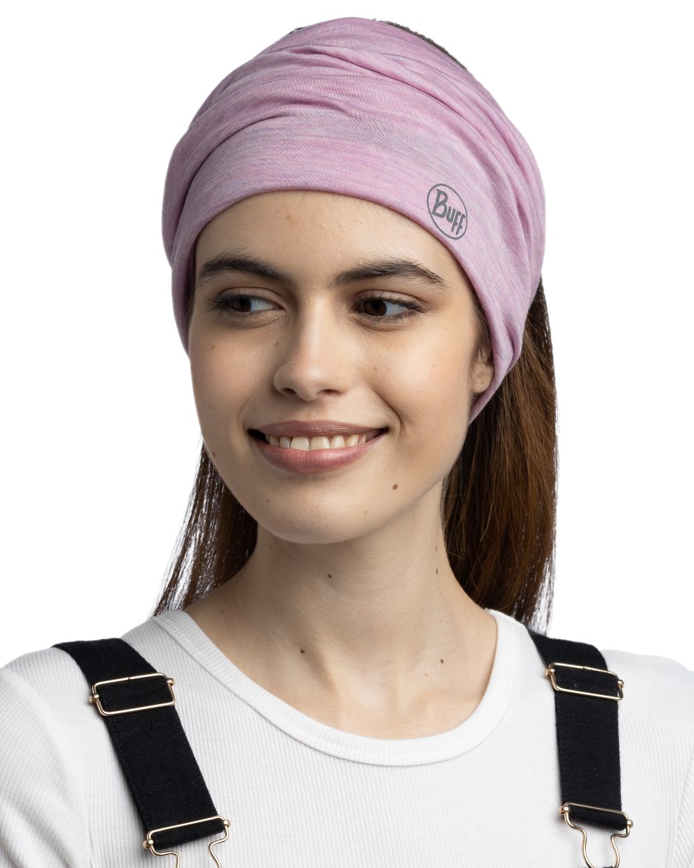 Pansy Coloured Buff Merino Lightweight Neck Warmer on white background #colour_pansy