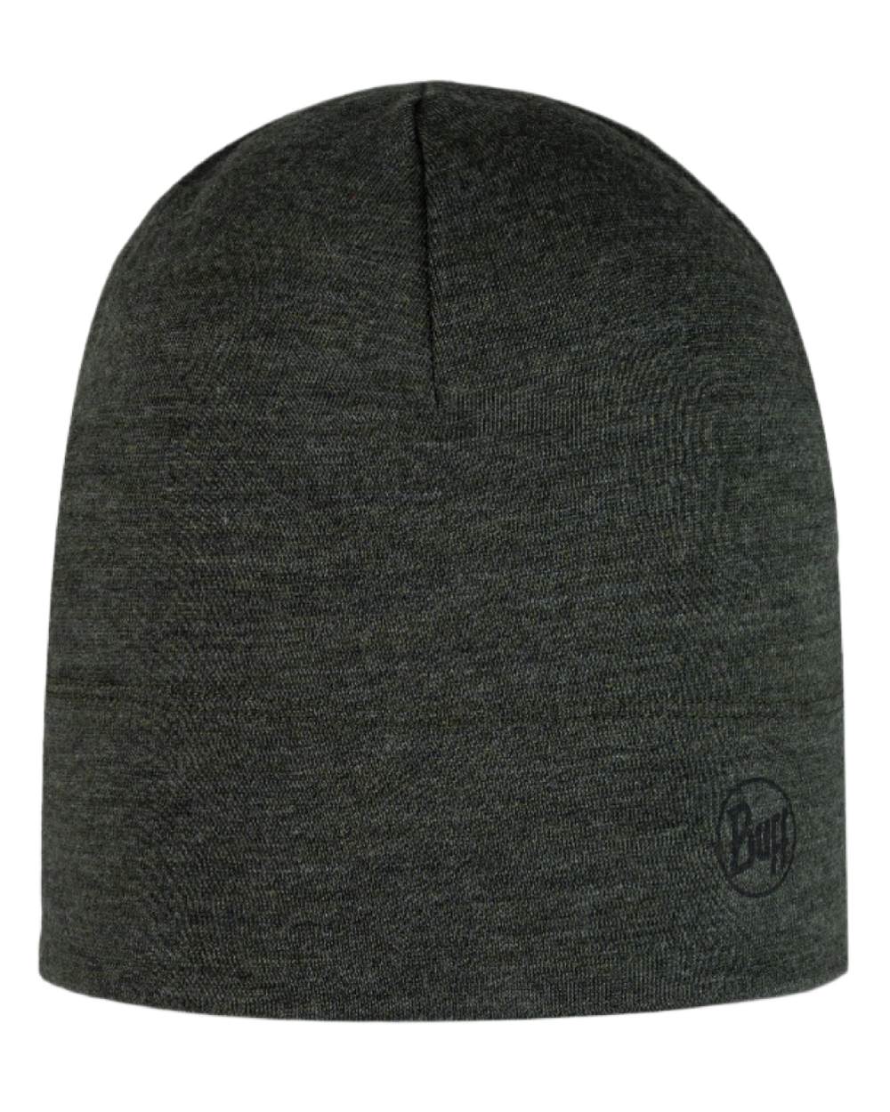 Bark Coloured Buff Merino Midweight Beanie on white background #colour_bark