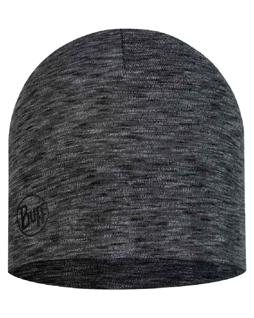 Graphite Coloured Buff Merino Midweight Beanie on white background #colour_graphite