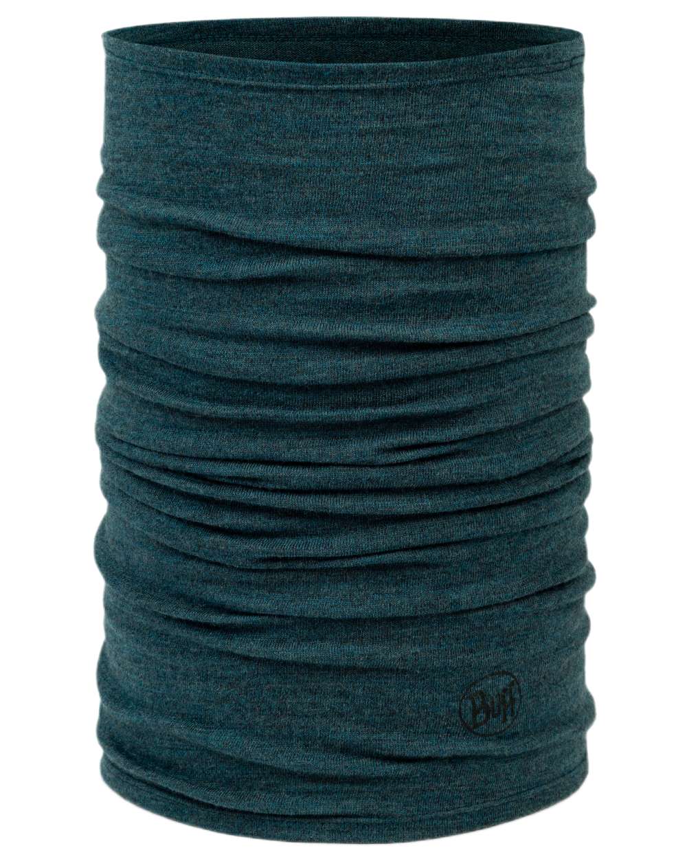 Tourmaline Coloured Buff Merino Midweight Neckwear on white background #colour_tourmaline