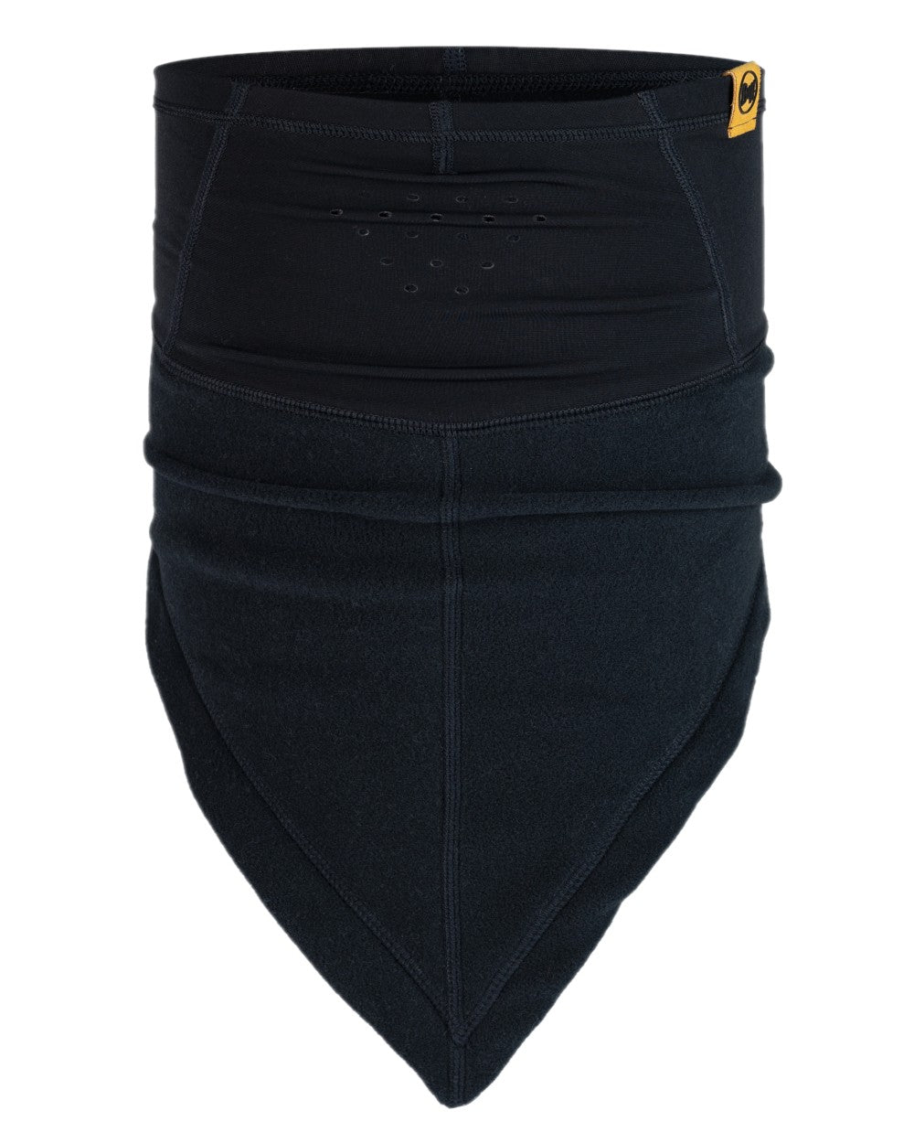 Black Coloured Buff Mountain Bandana on white background #colour_black