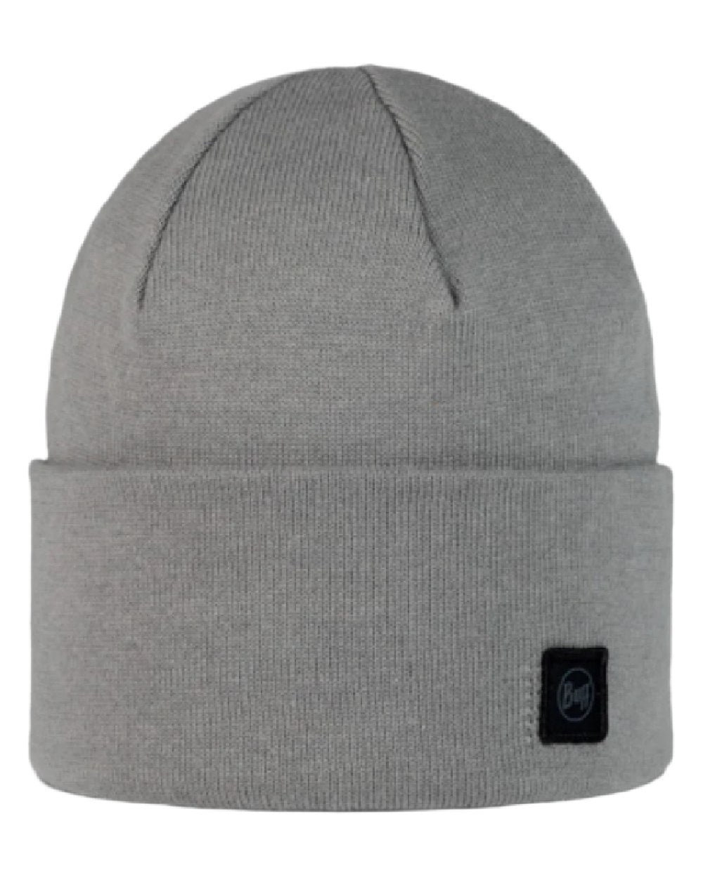 Grey Coloured Buff Niels Knitted Beanie on white background #colour_grey