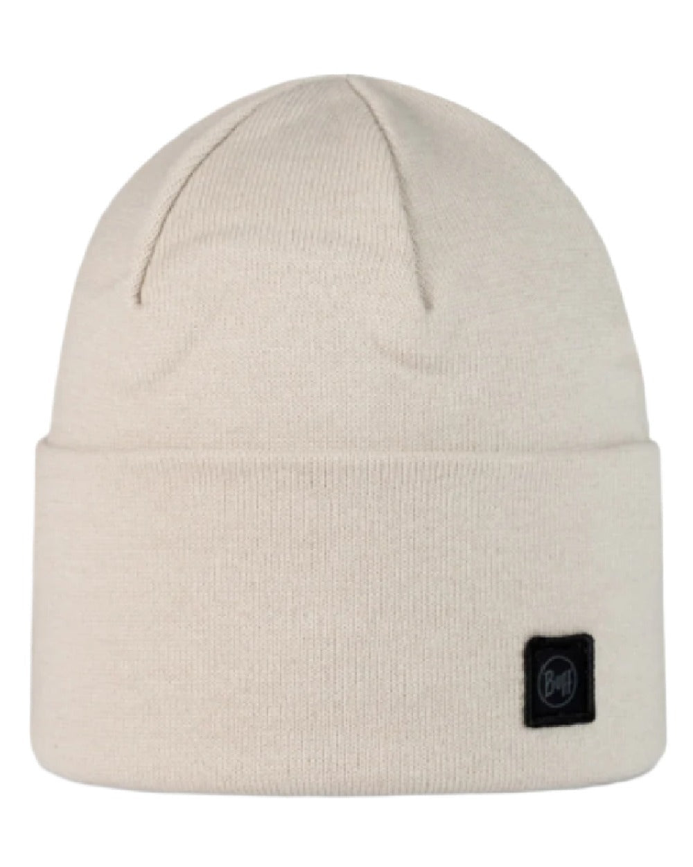 Ice Coloured Buff Niels Knitted Beanie on white background #colour_ice
