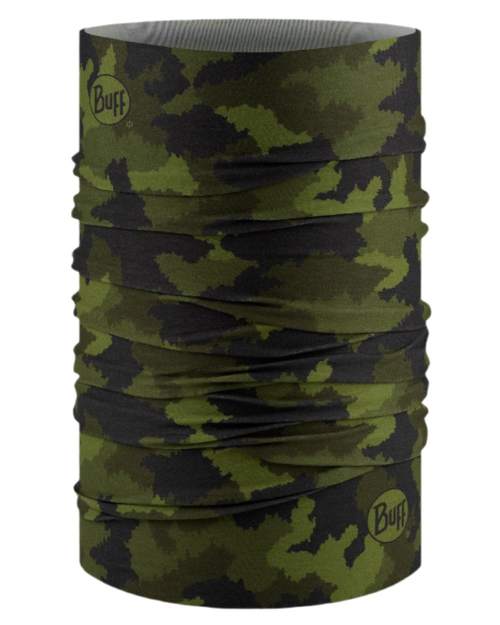 Military Coloured Buff Original EcoStretch Neckwear on white background #colour_military