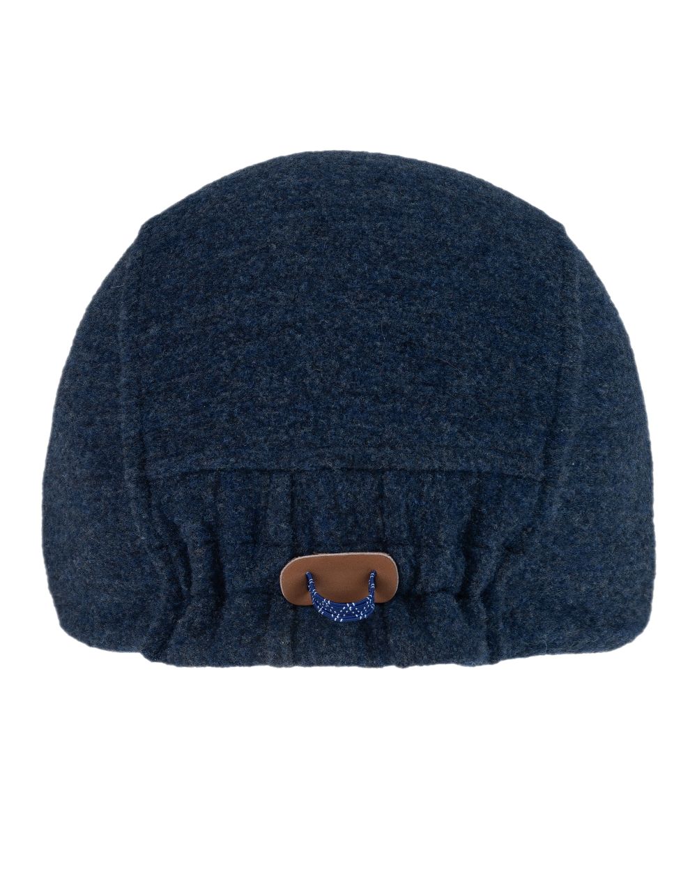 Navy Coloured Buff Pack Merino Fleece Cap on white background #colour_navy