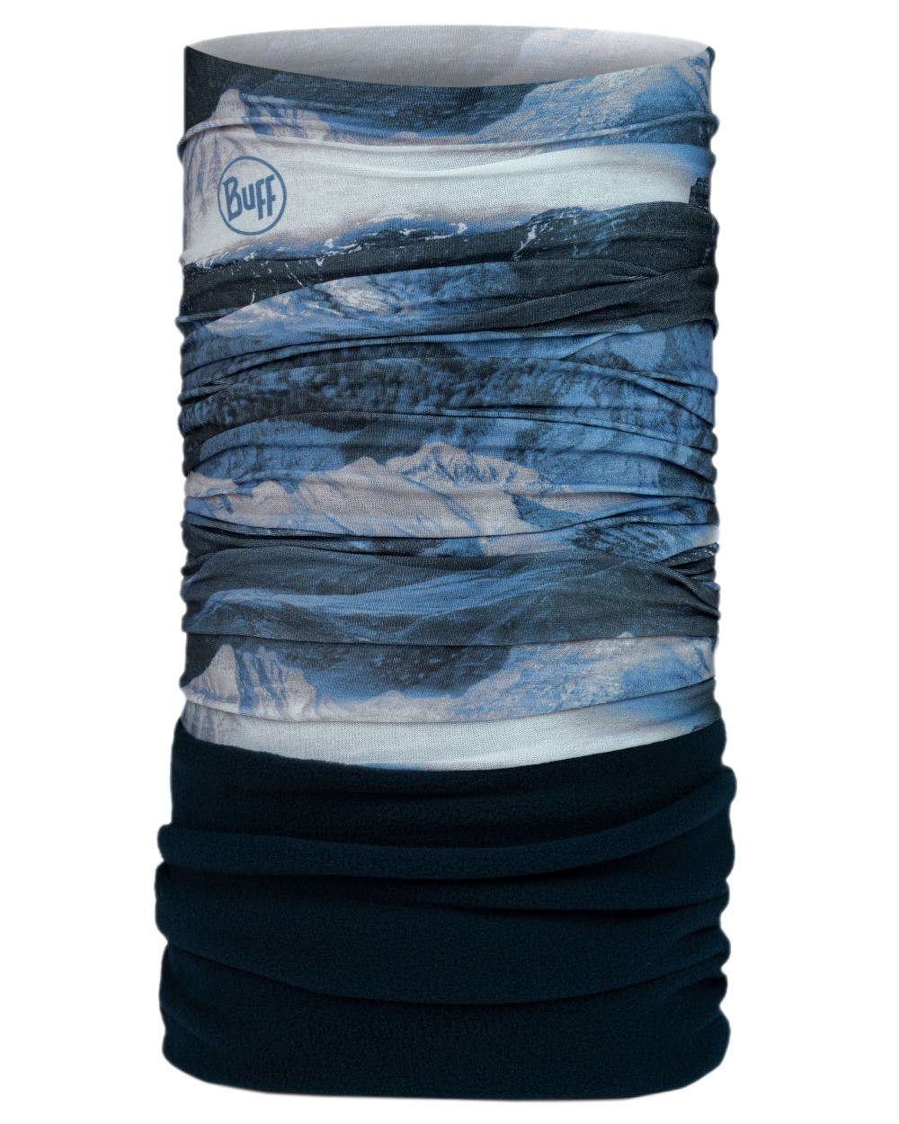 Blue Coloured Buff Polar Multifunctional Neckwear on white background #colour_blue