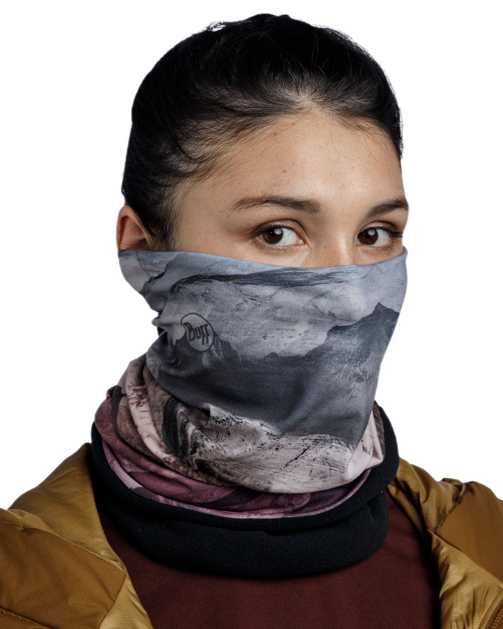 Eryna Multi Coloured Buff Polar Multifunctional Neckwear on white background #colour_eryna-multi