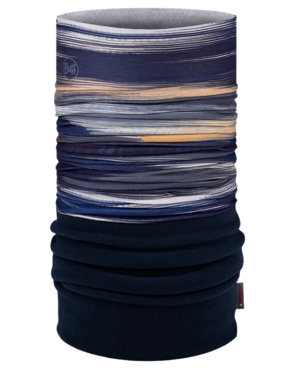 Navy Coloured Buff Polar Multifunctional Neckwear on white background #colour_navy