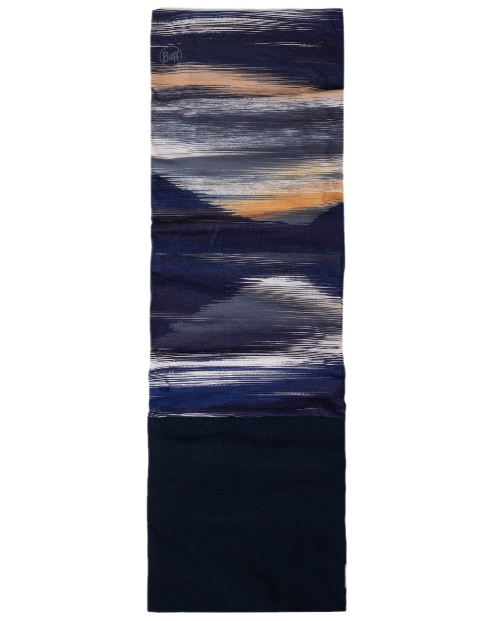 Navy Coloured Buff Polar Multifunctional Neckwear on white background #colour_navy