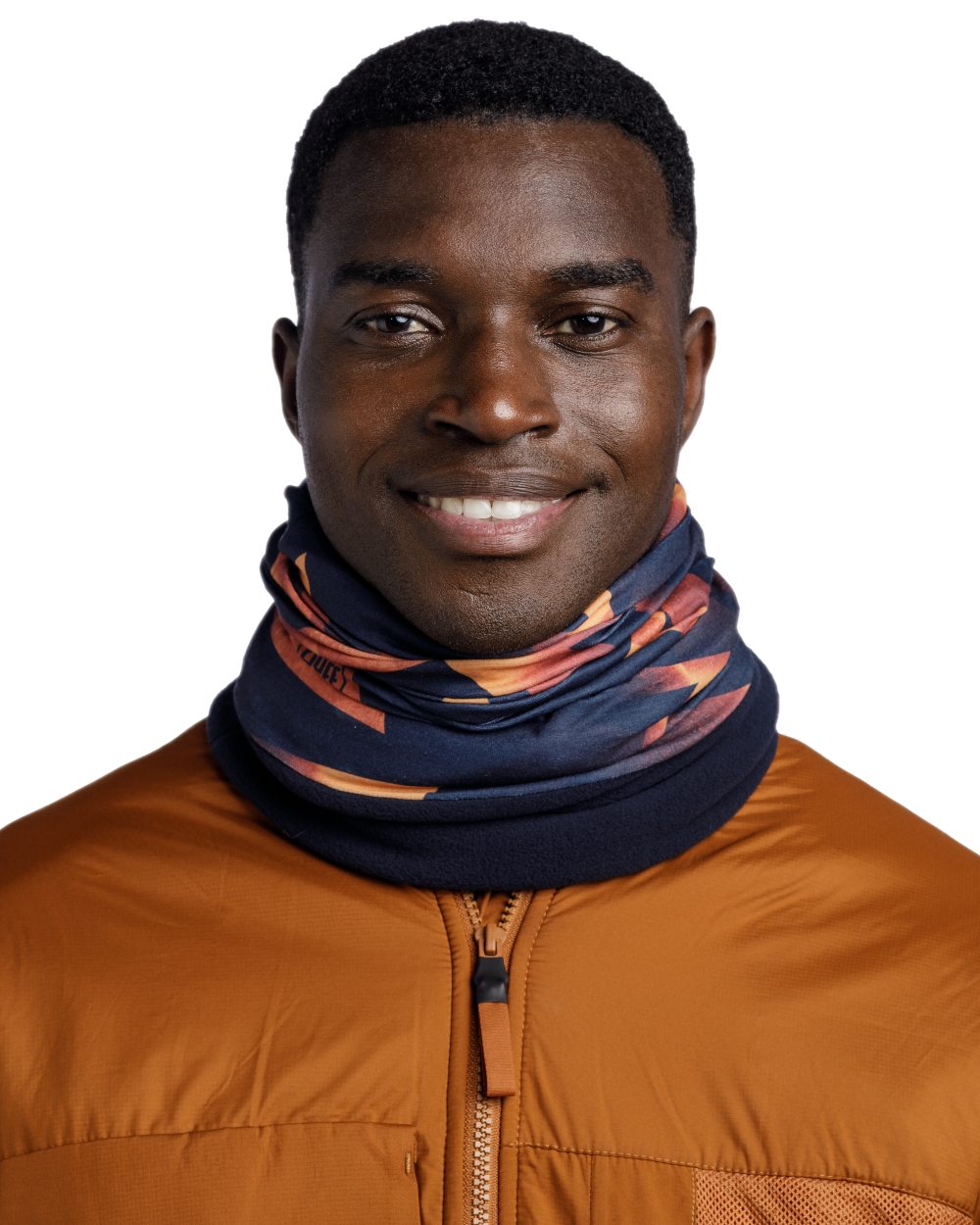 Phalin Multi Coloured Buff Polar Multifunctional Neckwear on white background #colour_phalin-multi