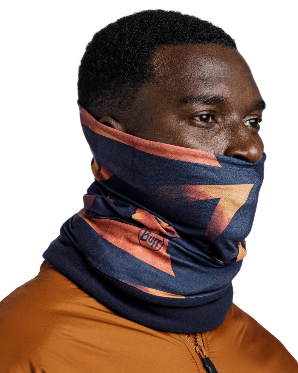 Phalin Multi Coloured Buff Polar Multifunctional Neckwear on white background #colour_phalin-multi