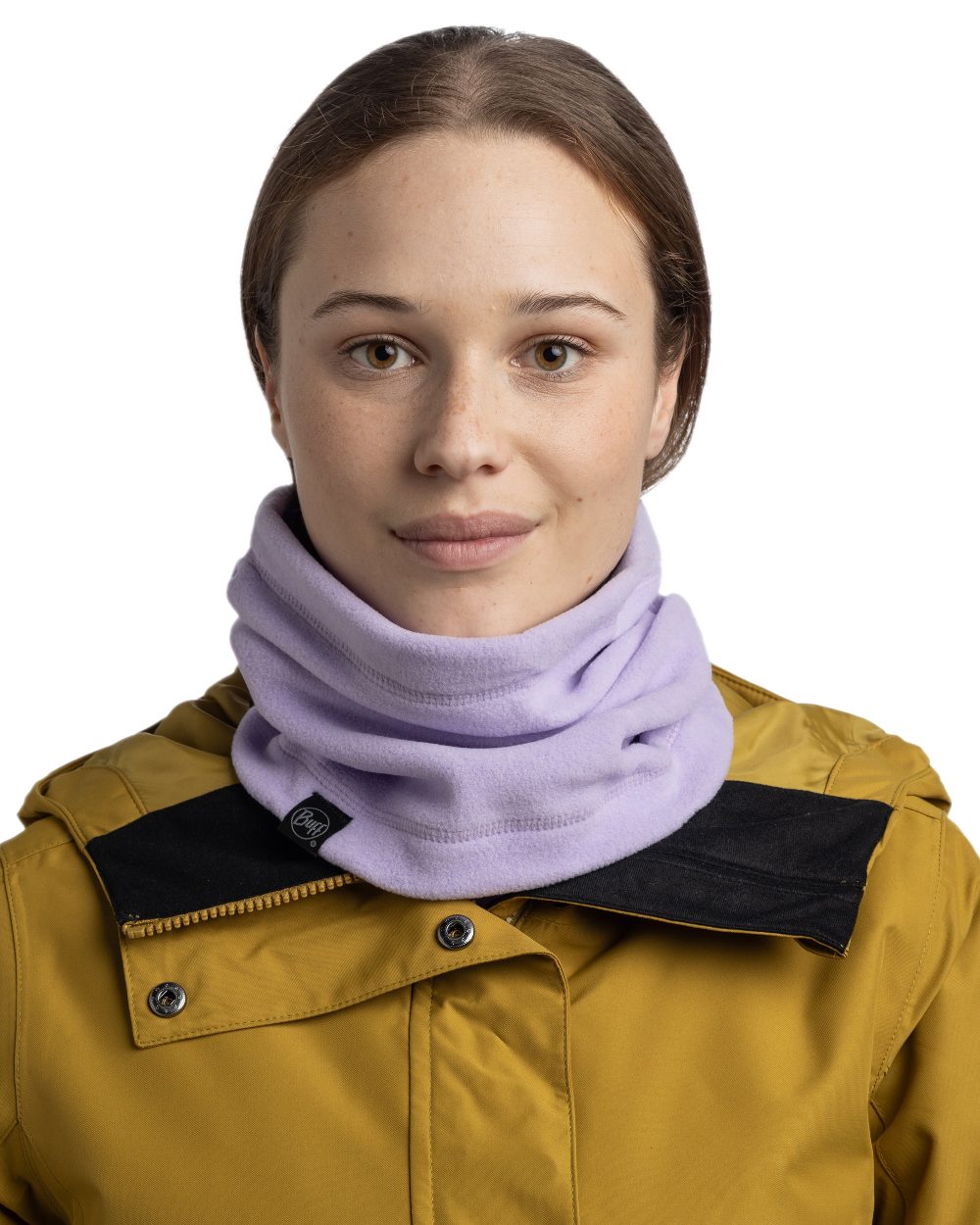 Grape Ice Coloured Buff Polar Neck Warmer on white background #colour_grape-ice