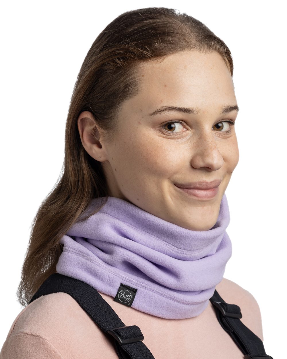 Grape Ice Coloured Buff Polar Neck Warmer on white background #colour_grape-ice