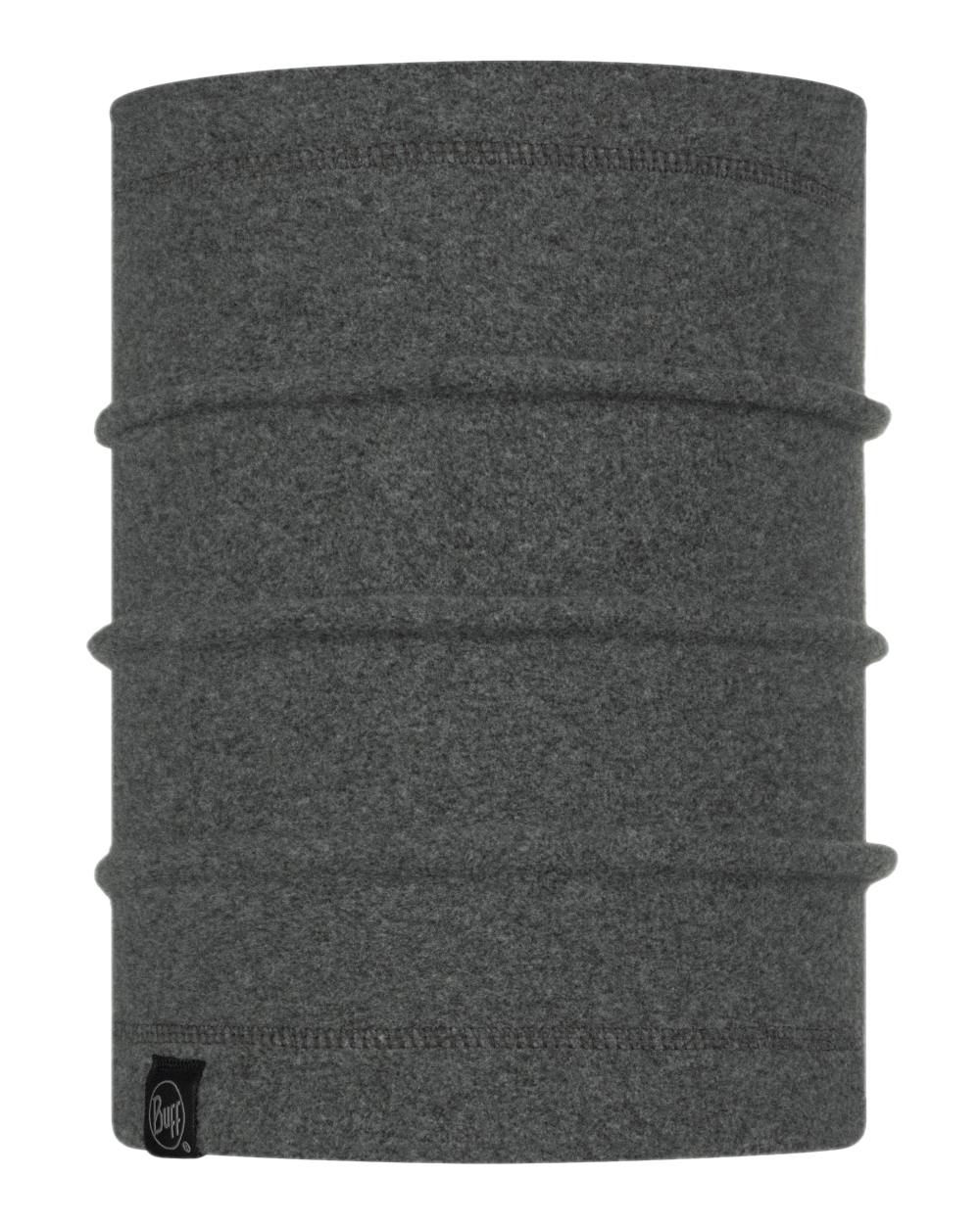 Grey Coloured Buff Polar Neck Warmer on white background #colour_grey