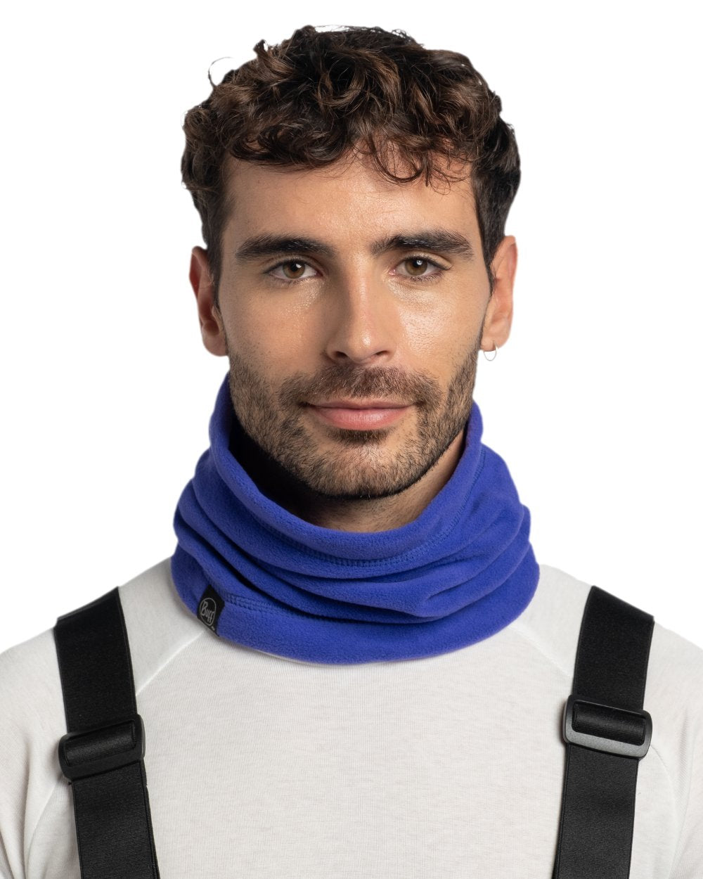 Ultramarine Coloured Buff Polar Neck Warmer on white background #colour_ultramarine
