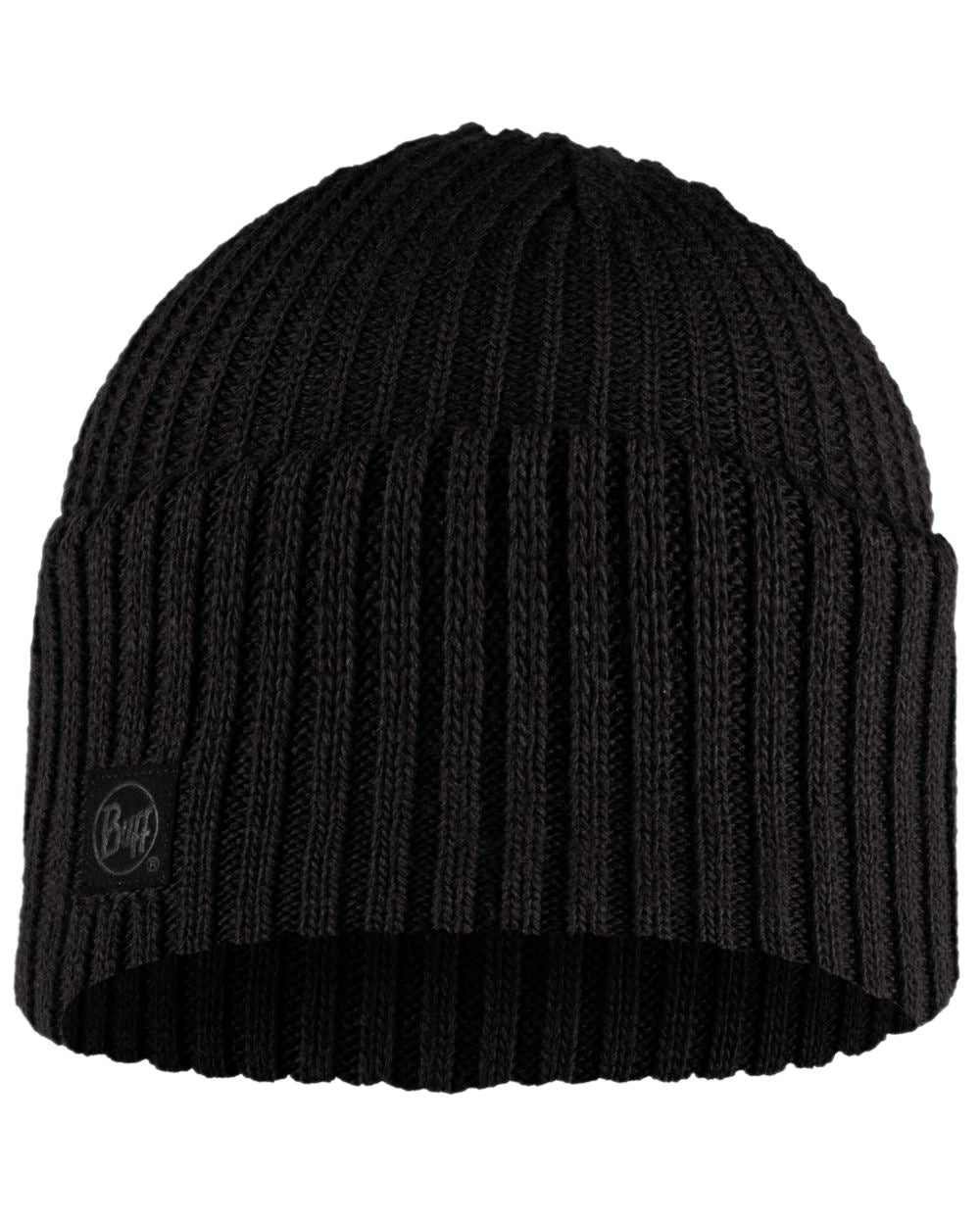 Graphite Coloured Buff Rutger Knitted Beanie on white background #colour_graphite