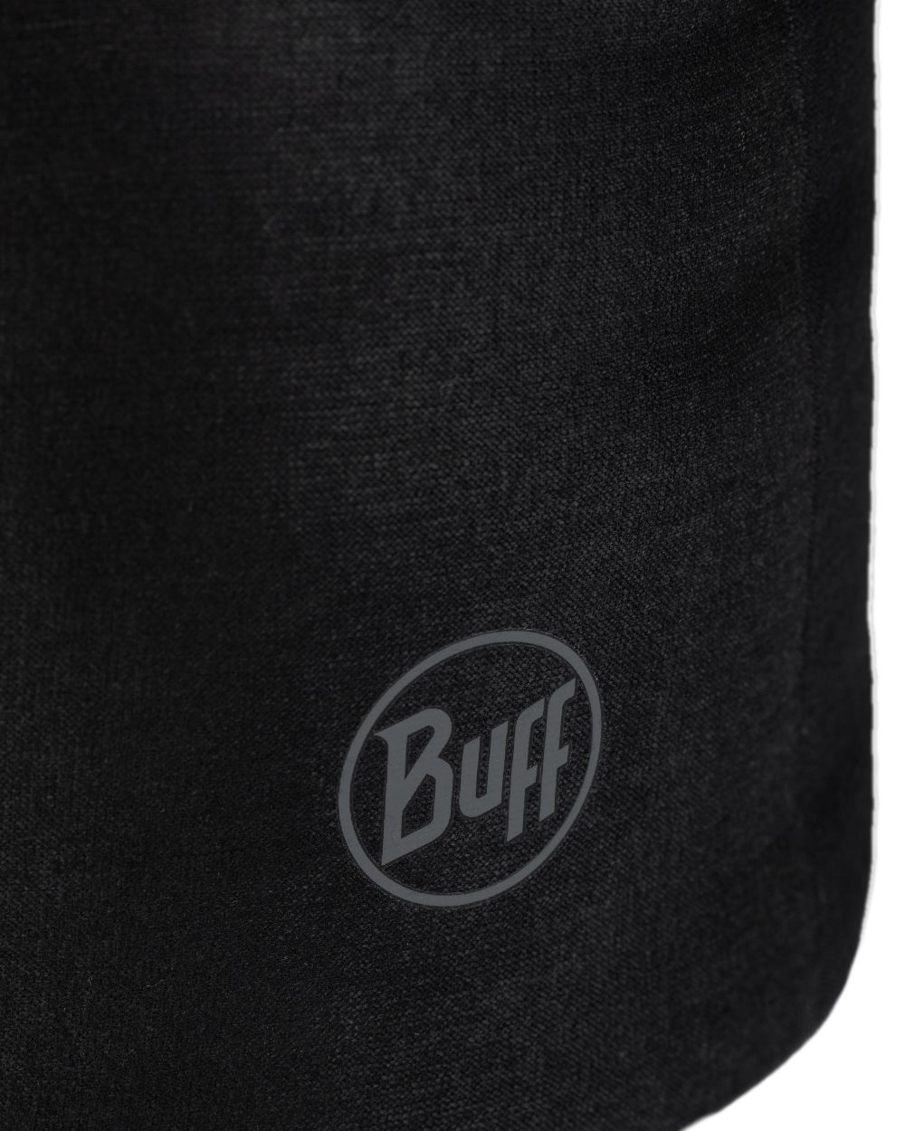 Black Coloured Buff Thermonet Beanie on white background #colour_black