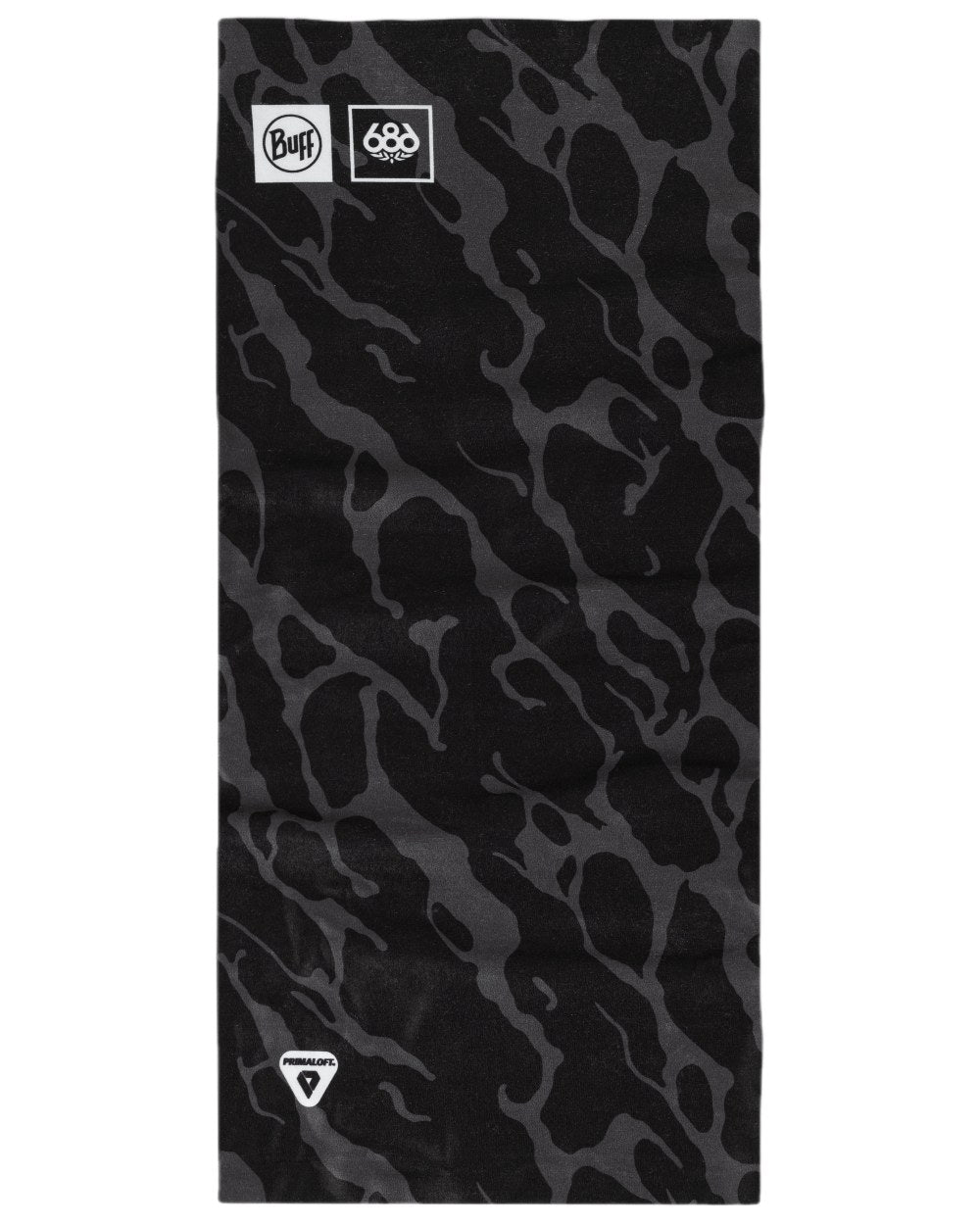 Fractured Black Coloured Buff Thermonet Neckwear on white background #colour_fractured-black