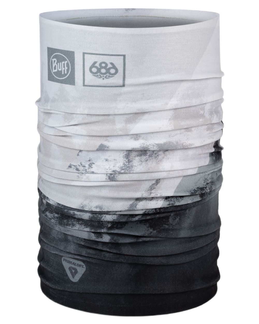 Vatna Grey Coloured Buff Thermonet Neckwear on white background #colour_vatna-grey