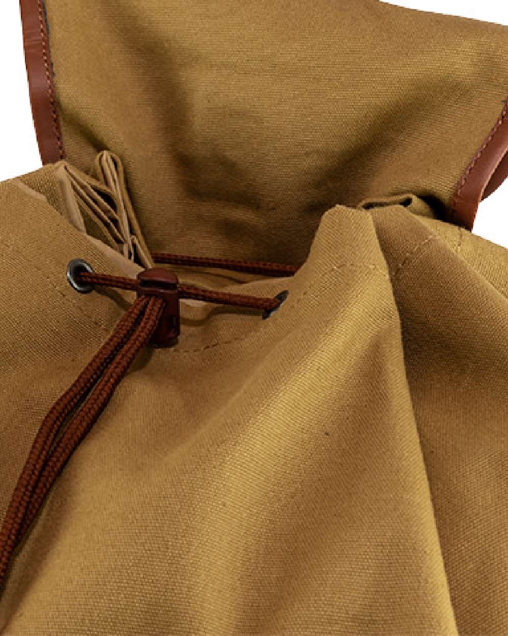 Fawn coloured Canvas Roe Sack on white background #colour_fawn