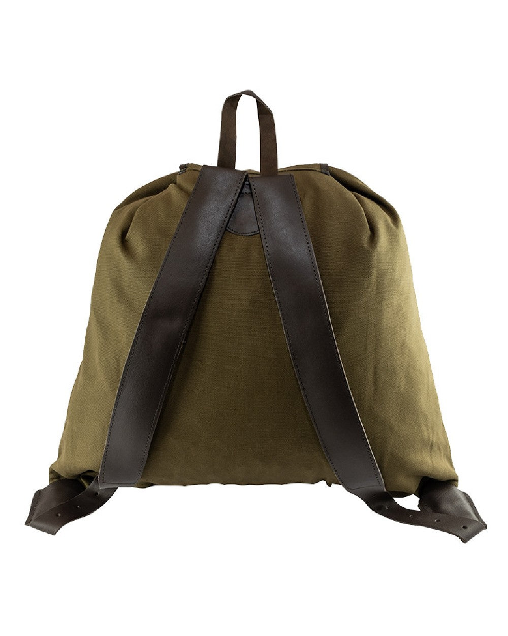 Green coloured Canvas Roe Sack on white background #colour_green