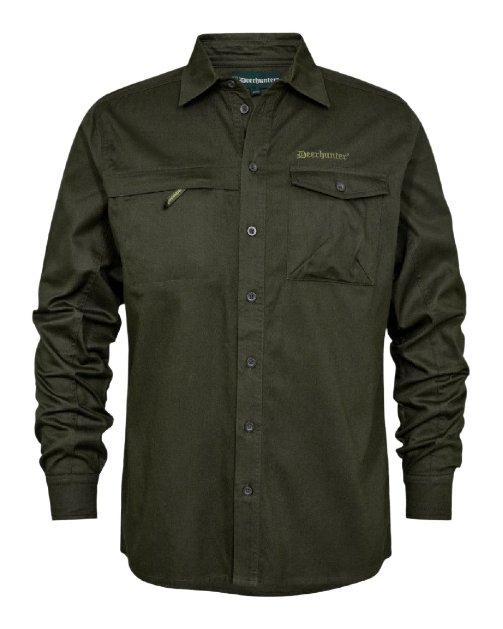Timber coloured Deerhunter Atlas Shirt on White background #colour_timber