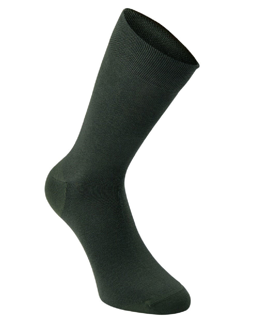 Green coloured Deerhunter Bamboo Socks 3 Pack on white background #colour_green