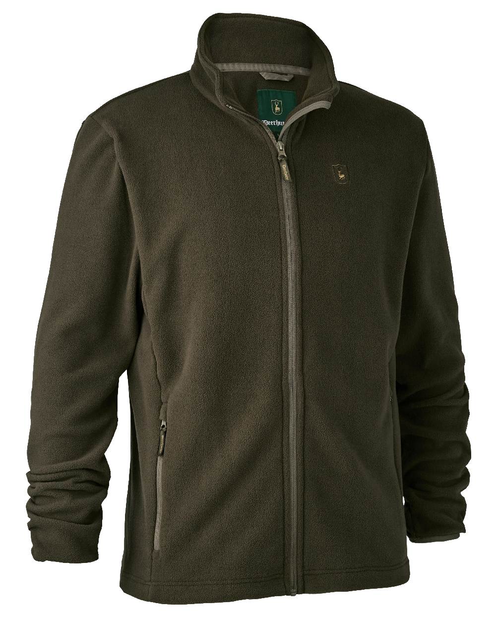Beluga coloured Deerhunter Chasse Fleece Jacket on white background #colour_beluga