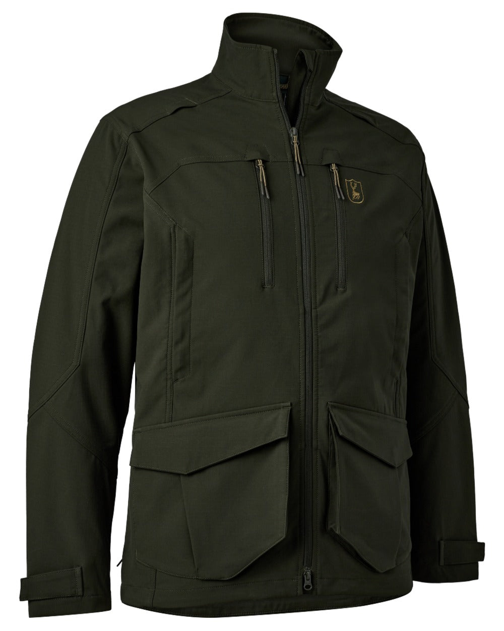 Forest Ember coloured Deerhunter Climate Jacket with 37.5® Technology on white background #colour_forest-ember