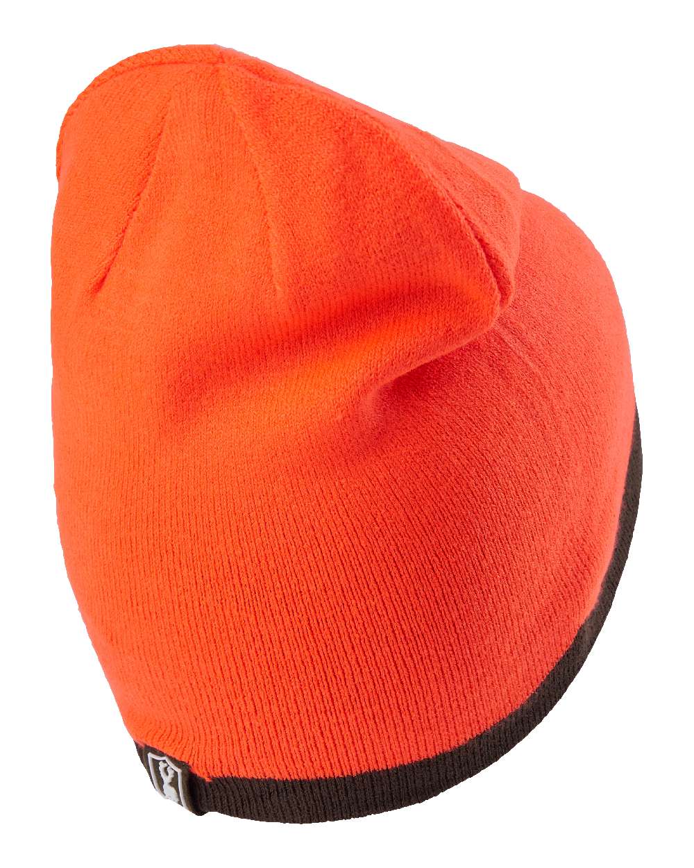 Orange Green coloured Deerhunter Cumberland Reversible Beanie on white background #colour_orange-green