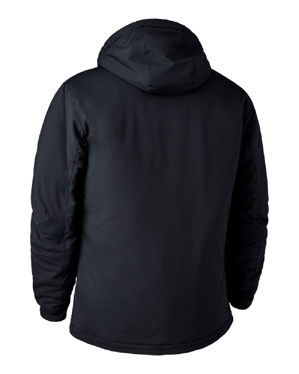 Black coloured Deerhunter Denver Winter Jacket on white background #colour_black