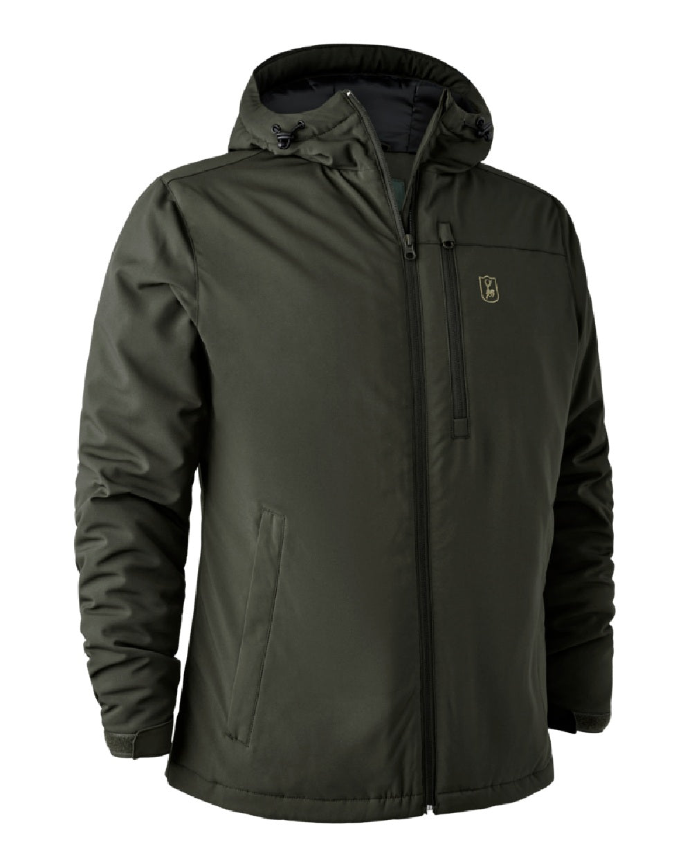 Timber coloured Deerhunter Denver Winter Jacket on white background #colour_timber