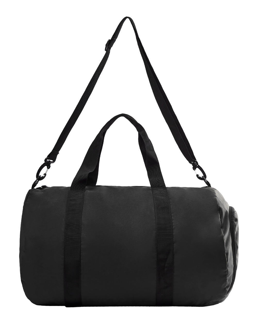 Black Ink coloured Deerhunter Duffel Bag on white background #colour_black-ink