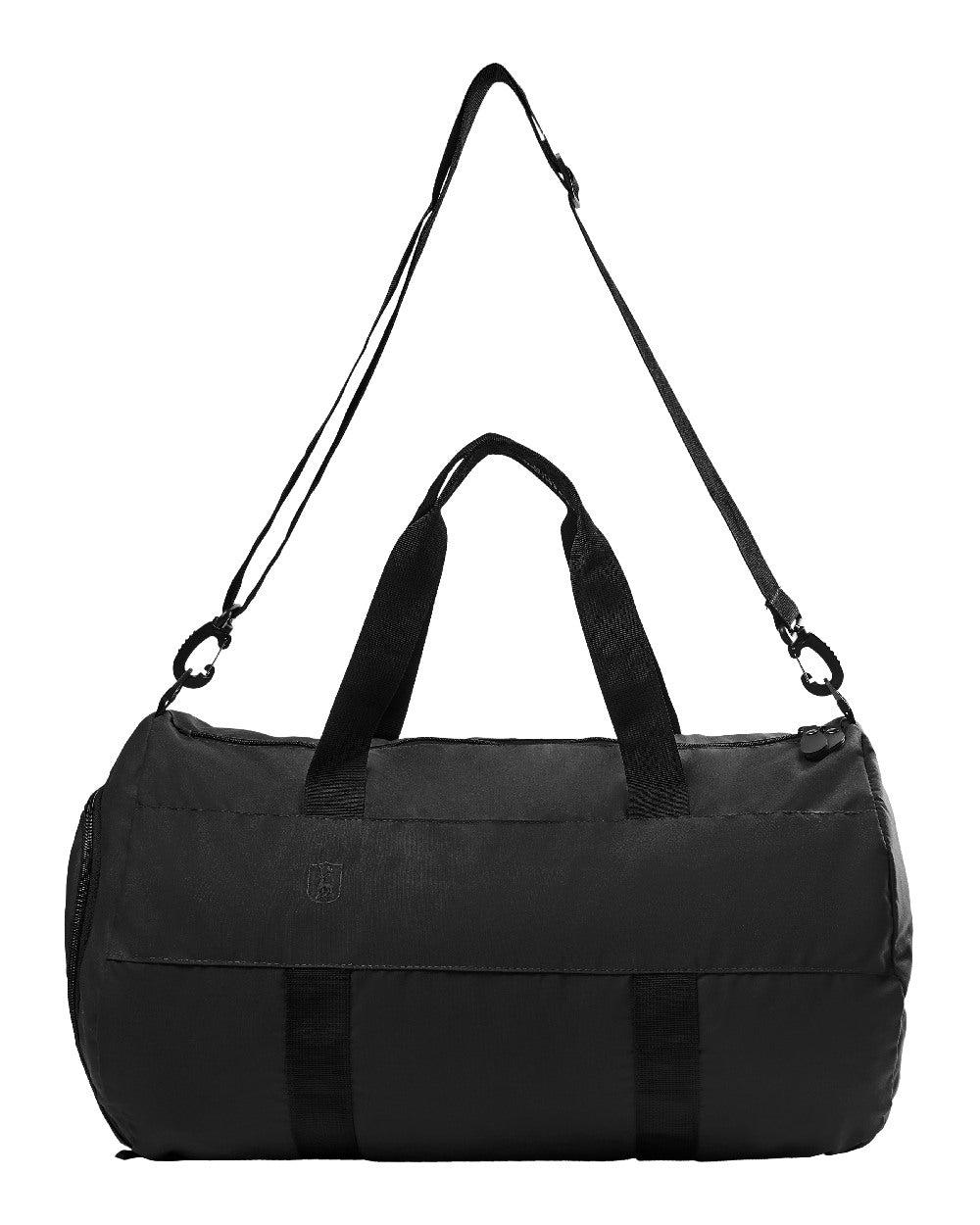 Black Ink coloured Deerhunter Duffel Bag on white background #colour_black-ink