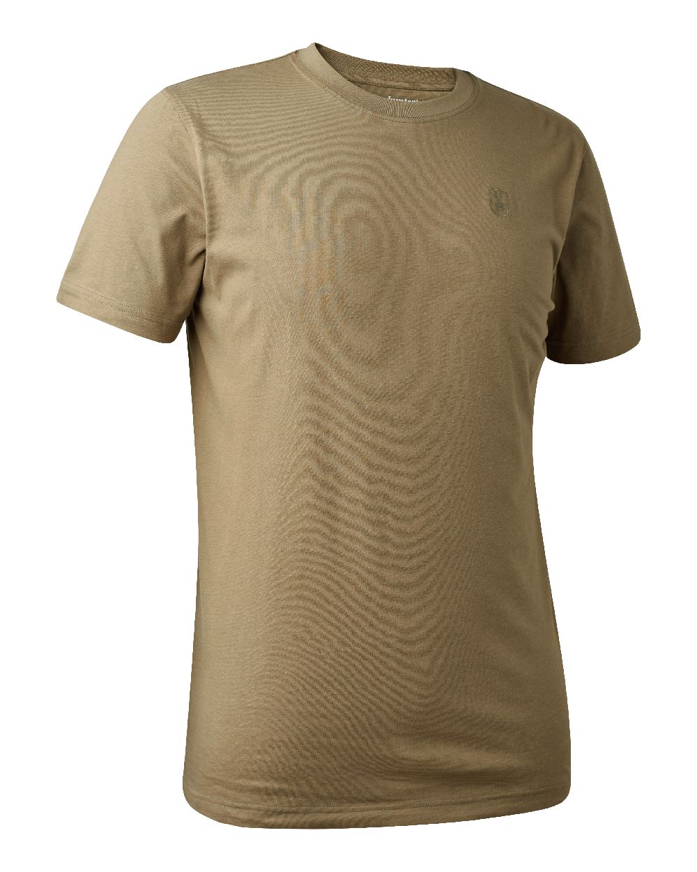 Driftwood coloured Deerhunter Easton T-Shirt on white background #colour_driftwood