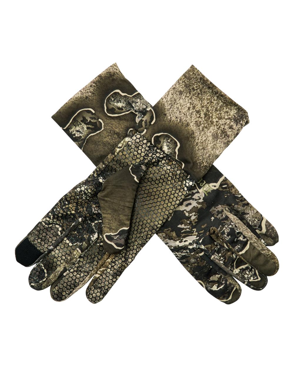 Realtree Excape coloured Deerhunter Excape Gloves with Silicone Grip on white background #colour_realtree-excape