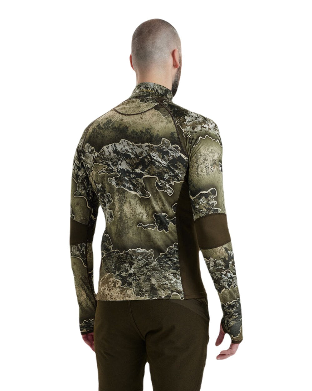 Realtree Excape coloured Deerhunter Excape Insulated Cardigan on white background #colour_realtree-excape