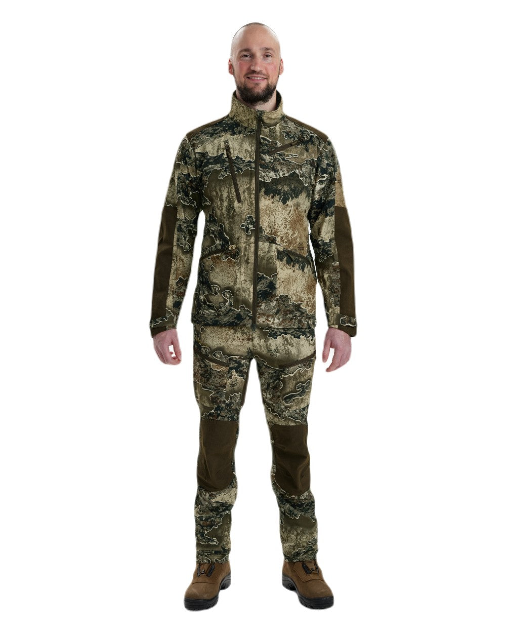 Realtree Excape coloured Deerhunter Excape Light Jacket on white background #colour_realtree-excape