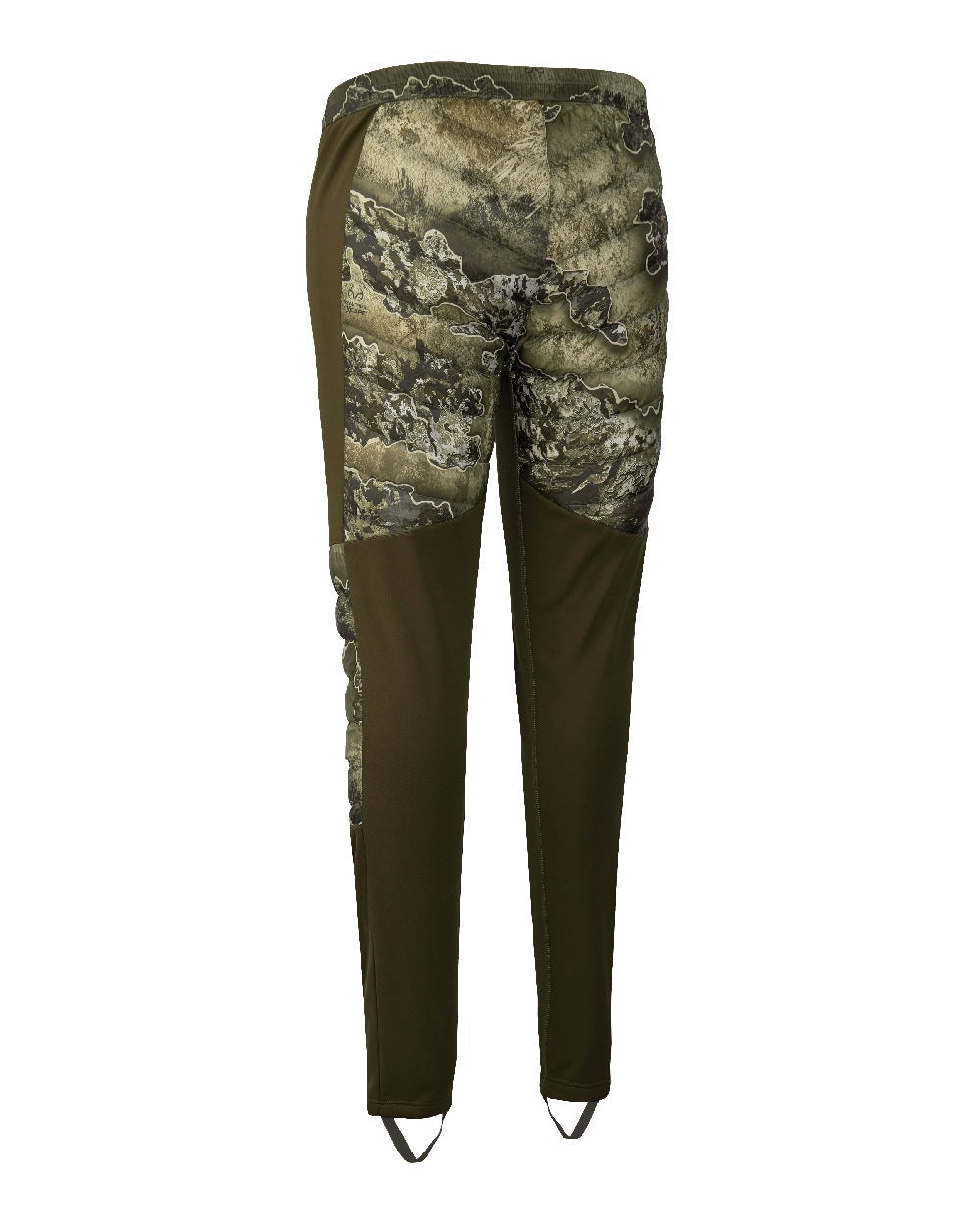 Realtree Excape coloured Deerhunter Excape Quilted Trousers on white background #colour_realtree-excape