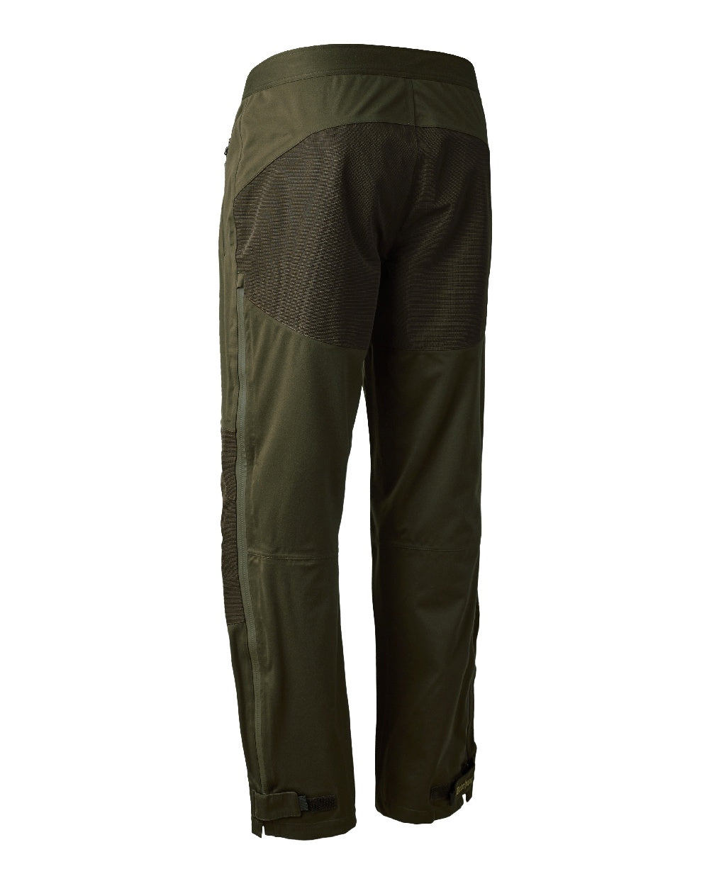Art Green coloured Deerhunter Excape Rain Trousers on white background #colour_art-green