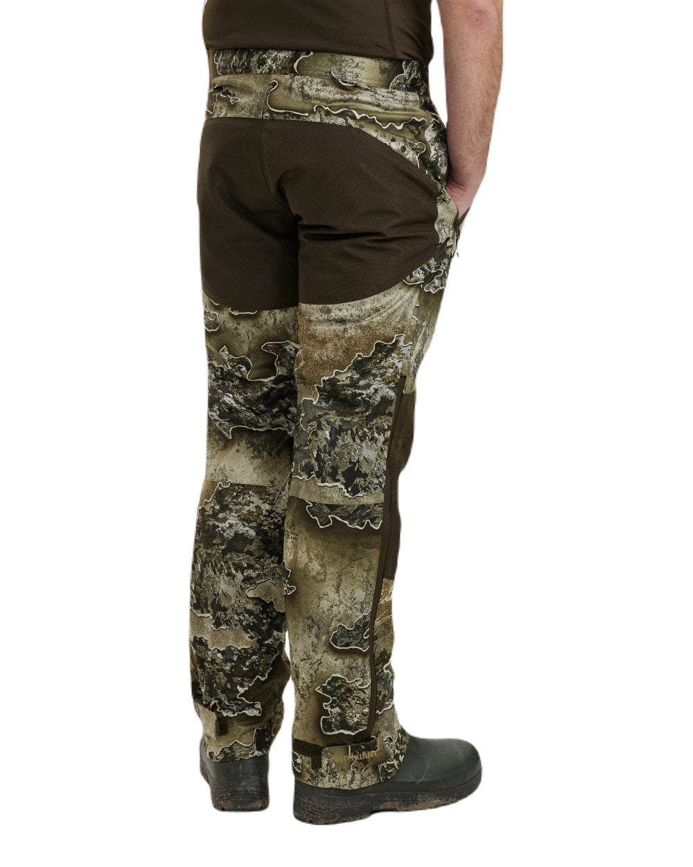 Realtree Excape coloured Deerhunter Excape Rain Trousers on white background #colour_realtree-excape