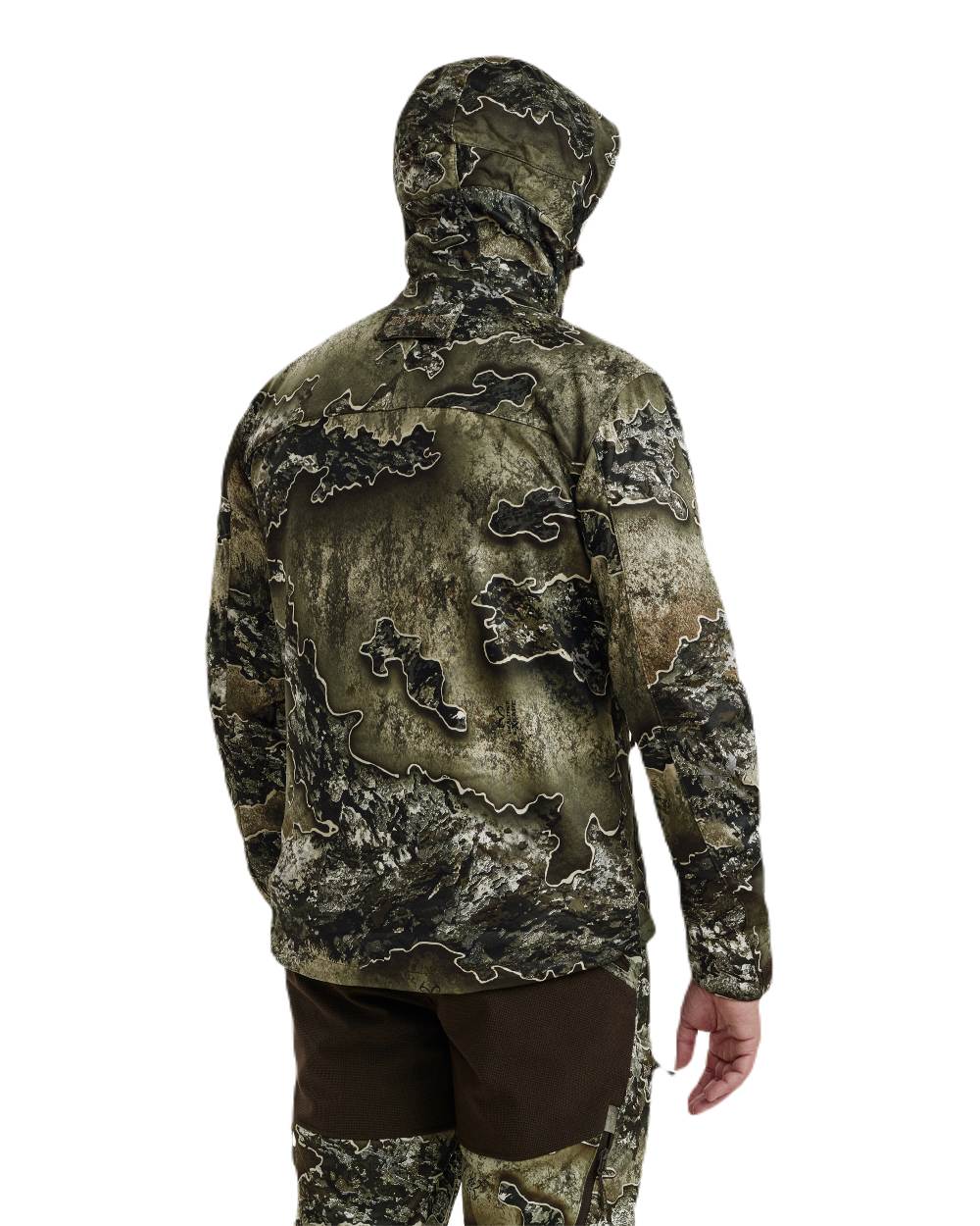 Realtree Excape coloured Deerhunter Excape Softshell Jacket on white background #colour_realtree-excape