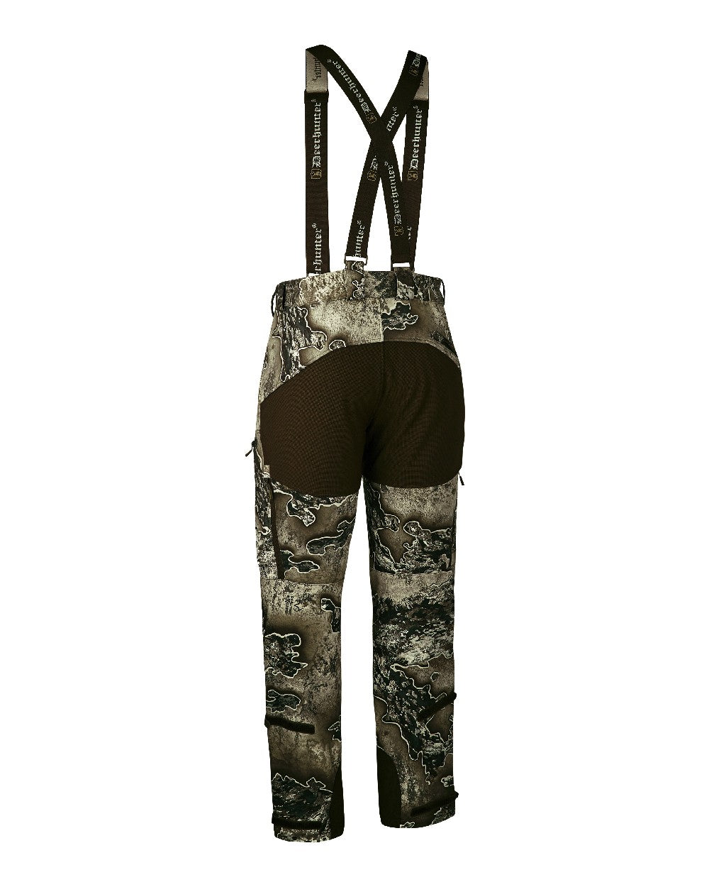 Realtree Excape coloured Deerhunter Excape Softshell Trousers on white background #colour_realtree-excape
