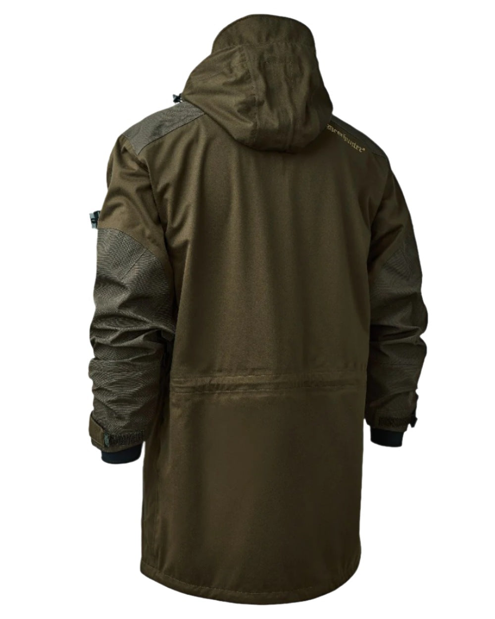 Art Green coloured Deerhunter Excape Waterproof Rain Jacket on white background #colour_art-green